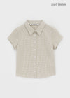 [MADE] Cebu Checkered Short Sleeve Short Sleeve T-shirt
