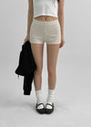 [MADE] Manka Polka Dot Elastic-Waist Shorts
