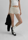 [MADE] Manka Polka Dot Elastic-Waist Shorts