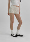 [MADE] Manka Polka Dot Elastic-Waist Shorts