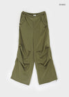 [MADE] Natit Nylon Pleated Back-Banding Pants