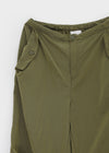 [MADE] Natit Nylon Pleated Back-Banding Pants