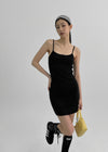 [MADE] Marite Punching Sleeveless Mini Dress