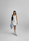 [MADE] Marite Punching Sleeveless Mini Dress