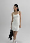 [MADE] Marite Punching Sleeveless Mini Dress