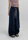 [MADE] Quble Wide-Leg Two-Tuck Banding Pants