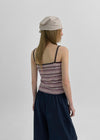 [MADE] Mameldi Stripe Knit Sleeveless