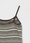 [MADE] Mameldi Stripe Knit Sleeveless