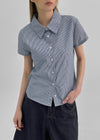 [MADE] Cebu Checkered Short Sleeve Short Sleeve T-shirt