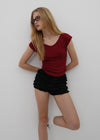 [MADE] Printy Tiered Banding Shorts