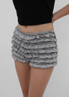 [MADE] Printy Tiered Banding Shorts