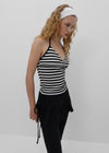 [MADE] Yelp Striped Halter Tank Top