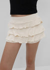 [MADE] Chiti Punching Tiered Skirt Pants (Set Available)