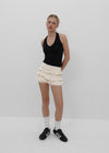 [MADE] Chiti Punching Tiered Skirt Pants (Set Available)