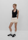 [MADE] Chiti Punching Tiered Skirt Pants (Set Available)