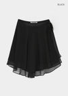 [MADE] Duol Layered Wrap Midi Skirt