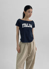 (UNISEX) Pearl Hall Wide Banding Pants (Linen 100%)