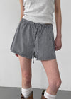 [MADE] Pinky Check Banding Shorts