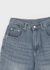 Cochon Stripe Wide Summer Denim Pants