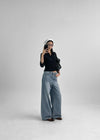 Holbwin Summer Wide Denim Pants