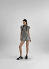 Iltense Puff Check Seersucker Short Sleeve Shirt