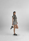Iltense Puff Check Seersucker Short Sleeve Shirt