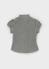 Iltense Puff Check Seersucker Short Sleeve Shirt