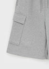 [B-BASIC] Heavy Cotton Cargo Bermuda Banding Pants