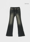 E.T. Waschung Span Bootcut Denim-Hose