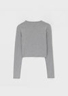 [MADE] KINNY SET - Layered Crop Long Sleeve T-shirt