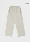 Run the wall wide folding cotton pants