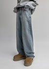 Wilmill Washed Wide Denim Pants