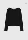 [B-BASIC] Standard U-neck long-sleeved shirt (2 SIZE)