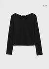 [B-BASIC] Standard V-neck Long Sleeve T-shirt