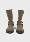 Rilton suede buckle short boots