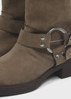 Rilton suede buckle short boots