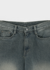 Pantalons en denim large Maponing