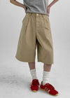 Frenky Buckle Bermuda Pants