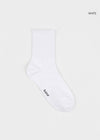 [B-BASIC] Ribbed Middle Socks 4 Pack