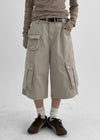 Pantalones Cargo Tutum Bermuda (Conjunto de Cinturón)