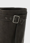 Zmov buckle folding long boots