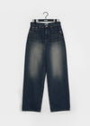 Coldham Washed Wide Denim Pants