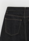 Katzen Non-Fade Roll-Up Wide Denim Pants