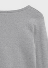 [B-BASIC] Standard V-neck Long Sleeve T-shirt