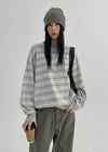 Gleeman Loose Fit Striped Knit