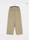 UNISEX mirror wide cotton pants