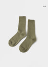 Basis teilweise gerippte Socken