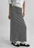 inday Stripe Banding Knit Long Skirt