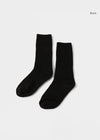 Basic Partially Ribbed Socks