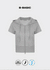 [B-BASIC] Airswet Slim Short Sleeve Hood Zipup